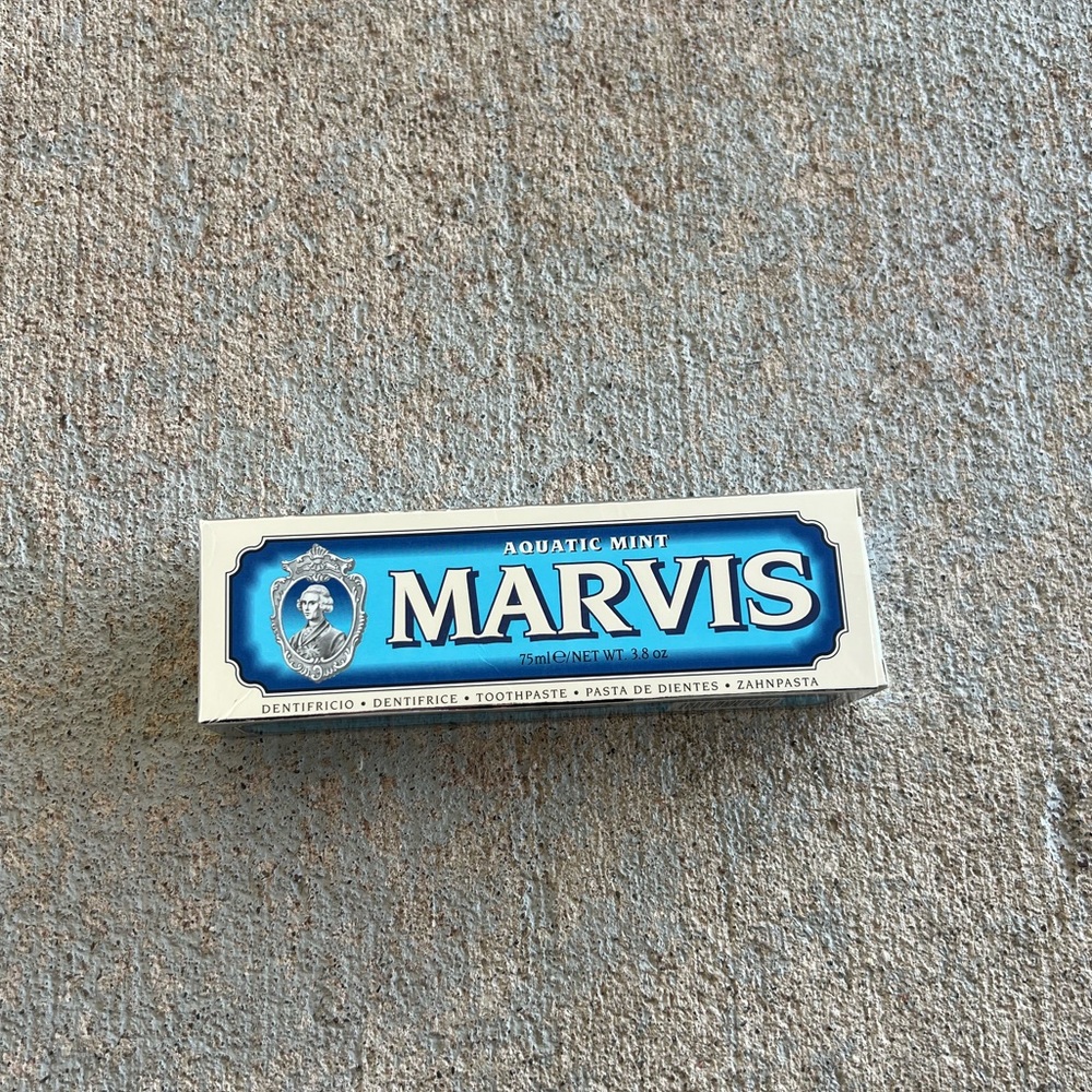 New Marvis Toothpaste Aquatic Mint Flavor